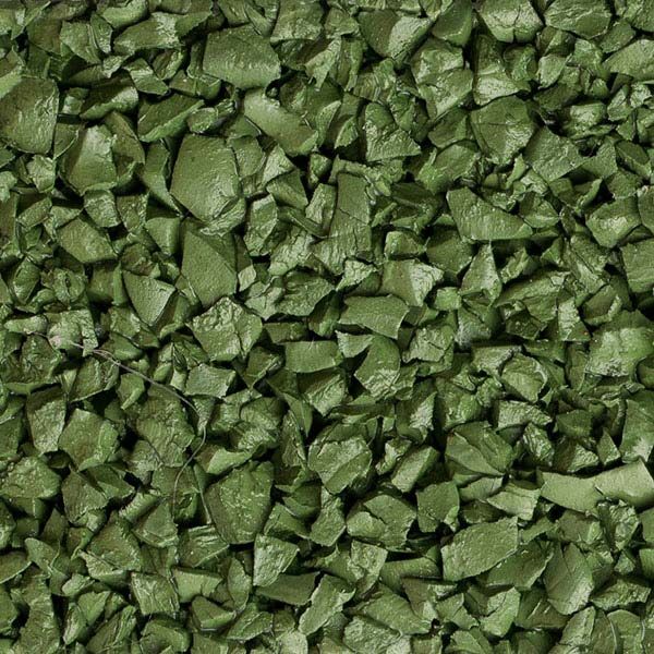 Trampoliny ziemne - kolor zielony