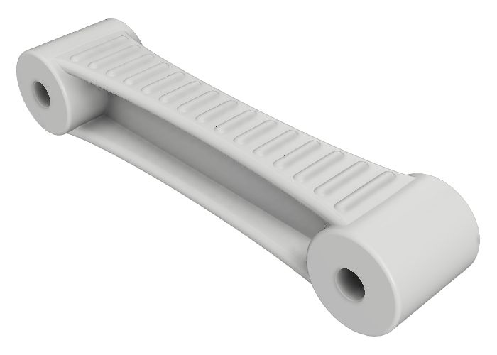 Trampoliny ziemne - kolor lamelki biały