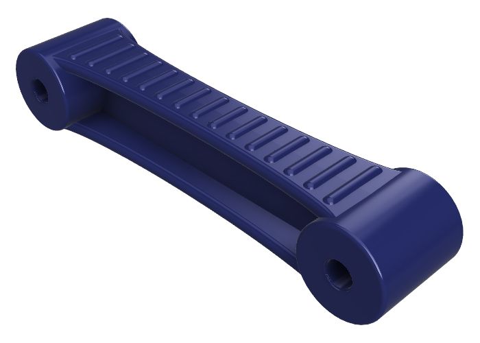 Trampoliny ziemne - kolor lamelki niebieski