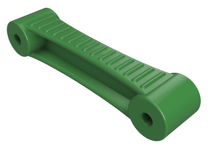 Trampoliny ziemne - kolor lamelki zielony