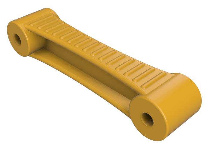 Trampoliny ziemne - kolor lamelki żółty