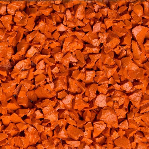 Trampoliny ziemne - kolor pomarańczowy