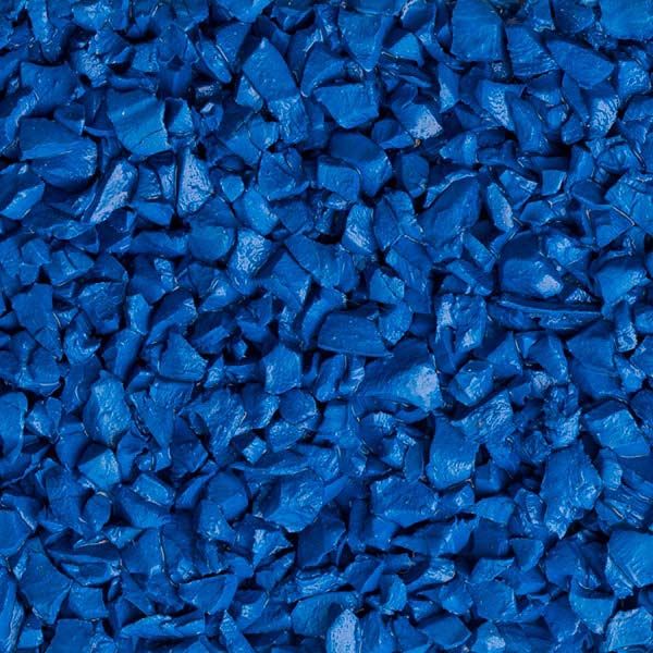 Trampoliny ziemne - kolor niebieski